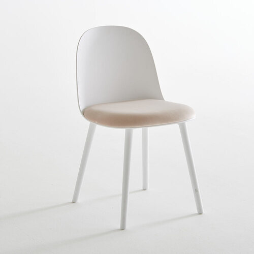 벨벳 쿠션 플라스틱 디자인 카페 식탁 의자