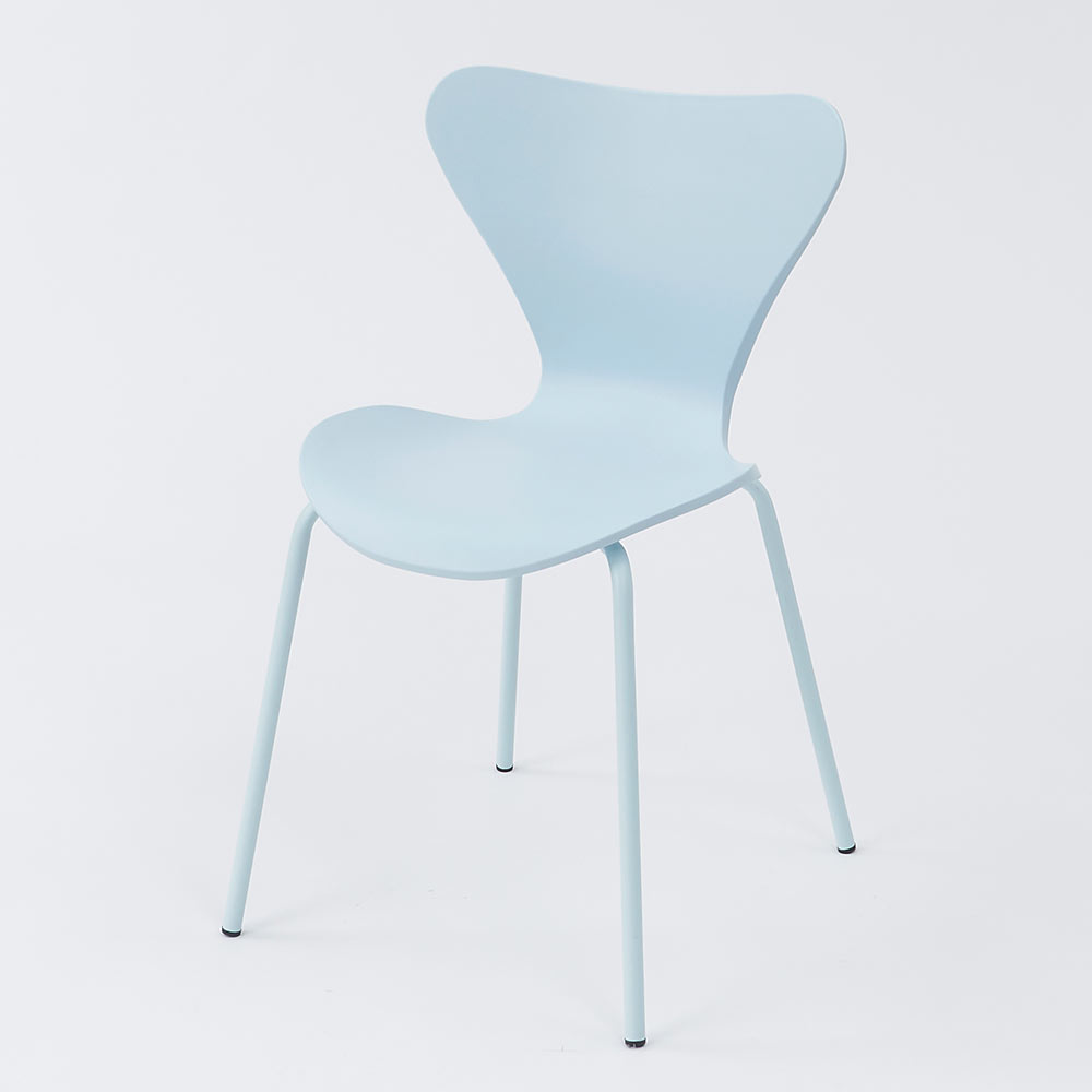 마카롱 플라스틱 디자인 카페 식탁 의자